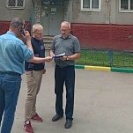 Владимир Суслин принял участие в приемке работ по проекту «Наш город»